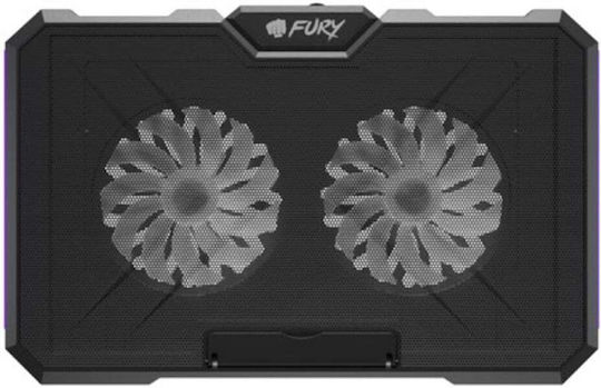Fury Gunbai G3 Cooling Pad for Laptop up to 17.3" with 2 Fans and Lighting