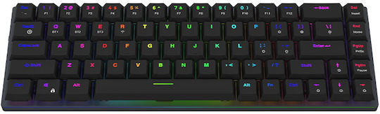 Aqirys Agena Wireless Gaming Mechanical Keyboard 65% with Gateron Red switches and RGB lighting (English US)