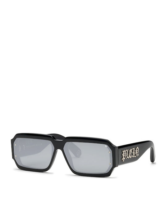 Philipp Plein Γυαλιά Ηλίου Μαύρα με Κοκκάλινο Σκελετό Philipp Plein Γυαλιά Ηλίου Μαύρα με Κοκκάλινο Σκελετό