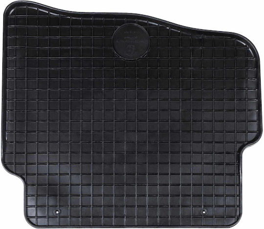 vidaXL Set Front and Back Car Mats 4 Pieces for Volkswagen Polo 2010 2009 Black