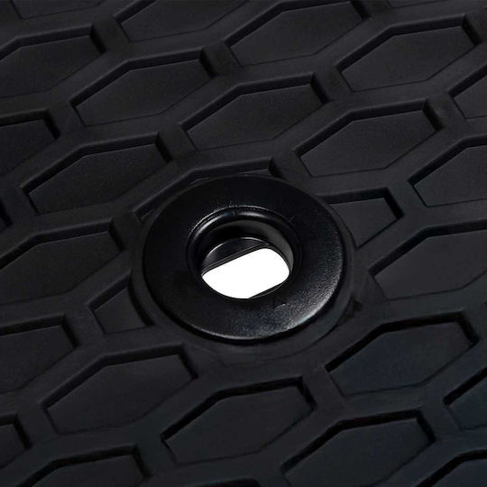 vidaXL Front Mats 3pcs for Peugeot Expert Opel Vivaro Fiat Scudo Toyota Proace Citroen Jumpy Black