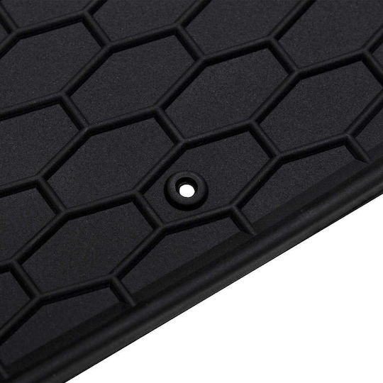 vidaXL Set Front and Back Car Mats 4 Pieces for Toyota Corolla 2019 Black