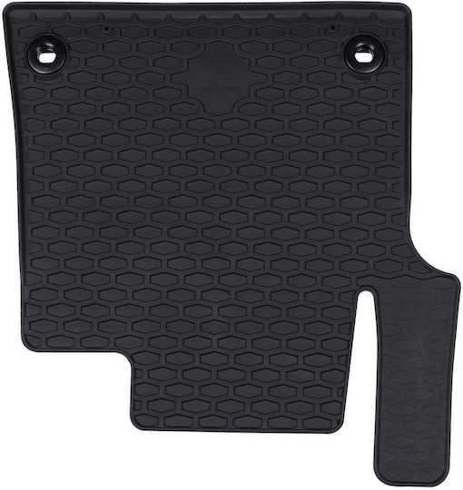 vidaXL Front Mats 3pcs for Peugeot Expert Opel Vivaro Fiat Scudo Toyota Proace Citroen Jumpy Black