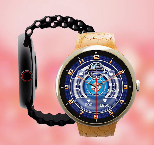 V16 Pro Max 50mm Smartwatch (Negru)
