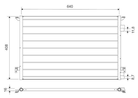 Valeo Car Air Condition Radiator