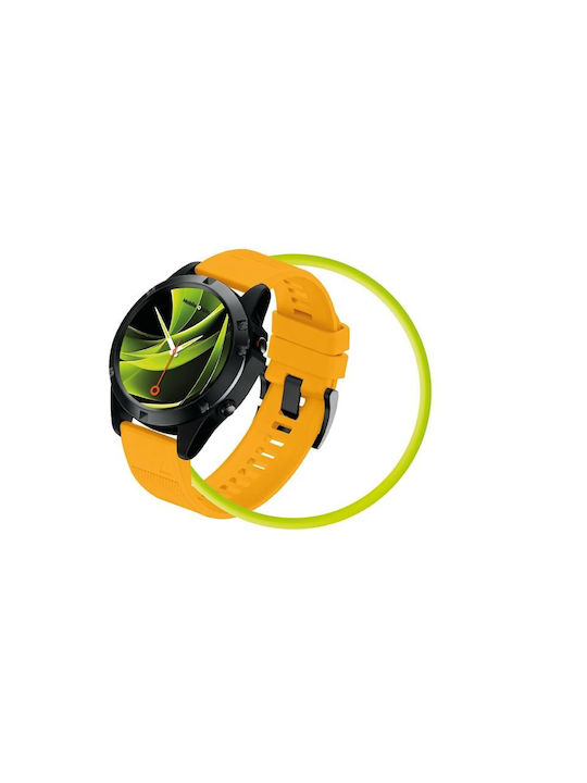 Mobile Origin Easy Strap Watch 22mm Yellow Mo-es22-ylw
