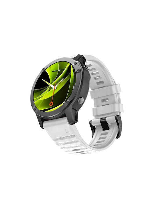 Mobile Origin Easy Strap Silicone Watch 26mm White Mo-ess-26-wht