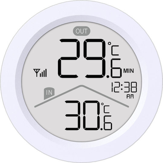 Green Blue GB162 Wireless Digital Weather Station Tabletop White