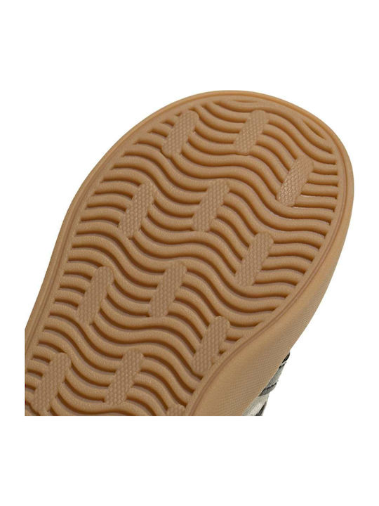 Vl Court 3.0 Cf Kids Sneakers With Hoop & Loop Closure Beige