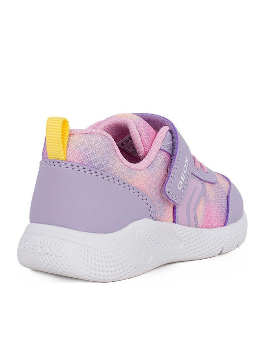 B Sprintye Kids Sneakers Anatomic with Hoop & Loop Closure Lilac
