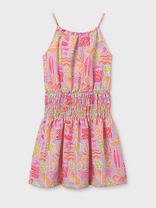 Girls Dress Sleeveless Purple