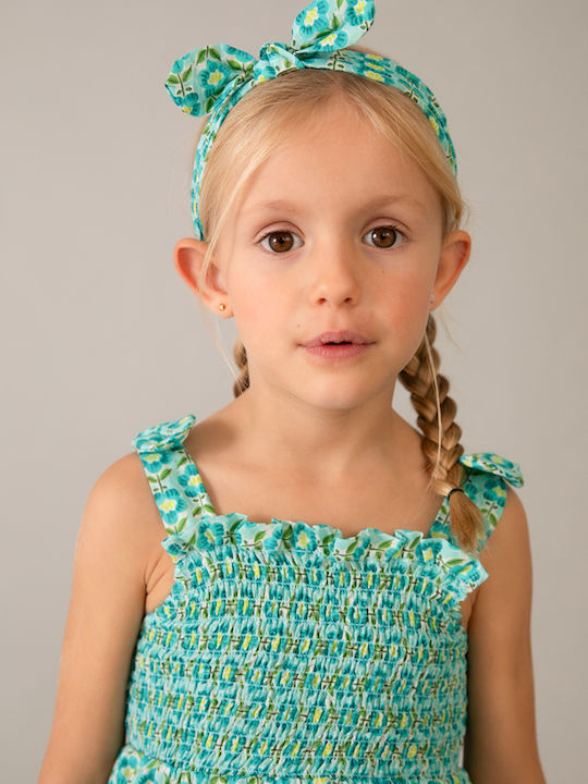 Kids Dress Sleeveless Blue