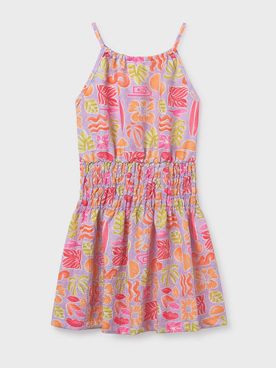 Girls Dress Sleeveless Purple
