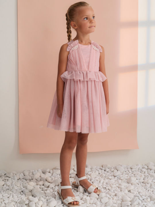 Children's Dress Tulle Pink
