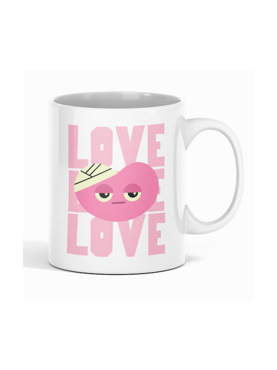 Love Love Love Becher Keramik
