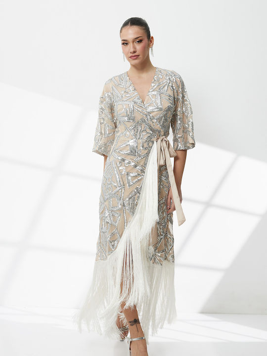Rochie Maxi de Seară Roz