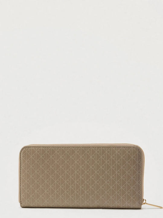 Large Leather Women's Wallet Cards Brown