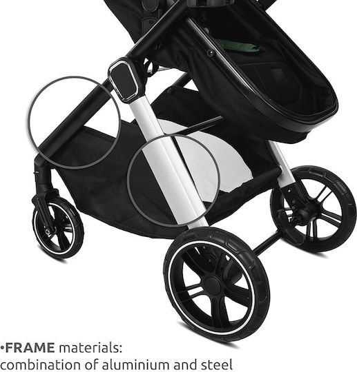 Lorelli Aspen Adjustable 3 in 1 Baby Stroller Suitable for Newborn Cappuccino