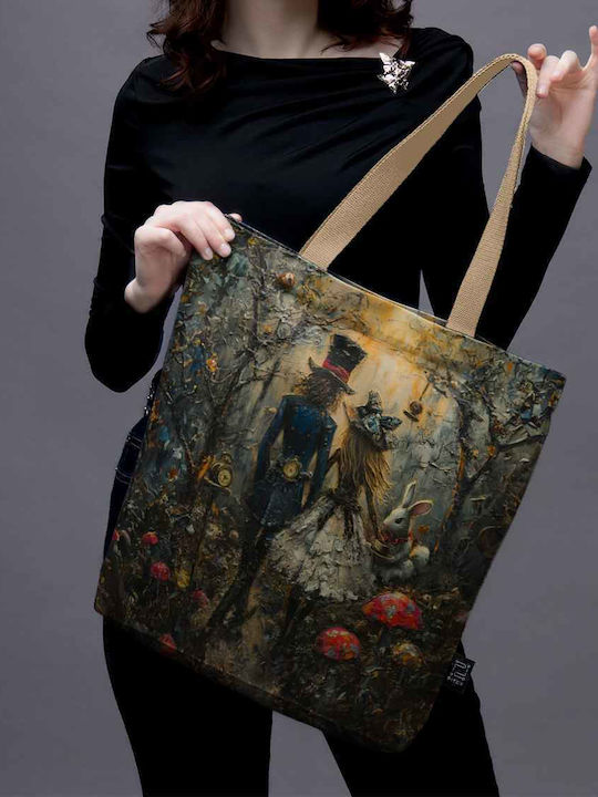 Pitex Einkaufstasche Schulter Velvet Tote Bag Alice