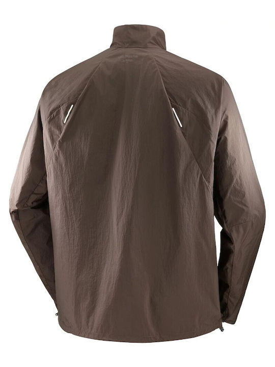 Jacke Bomber Wasserdicht und Winddicht Braun