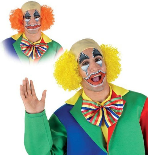 Pepito Clown Carnival Wig Bald Yellow