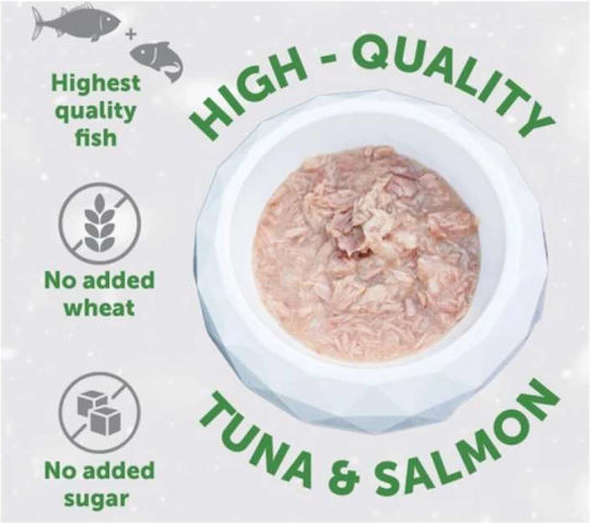 Nature's Protection Hrană Umedă pentru Câini în Conservă cu Ton și Somon 70gr