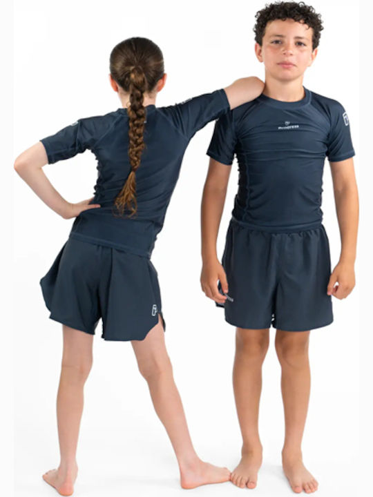Progress Παιδική Κοντομάνικη Μπλούζα PR-KIDS-R01-GY για Jiu-Jitsu Γκρι
