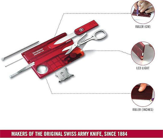 Victorinox Swisscard Lite Card Multifuncțională Albastră