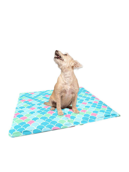 Croci Kühlmatte für Hunde und Katzen Schuppen 90x50cm
