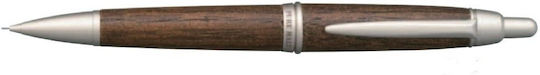 Uni Mitsubishi Pencil M51015.70 Pure Malt Mechanical Pencil Wooden Barrel 0.5 Mm Dark Brown 4902778732953