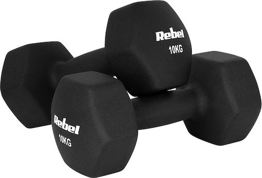 Rebel Active Βαράκι Εξάγωνο από Νεοπρένιο 1 x 10kg
