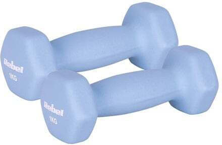 Rebel Active Hexagon Dumbbell Made of Neoprene 1 x 1kg