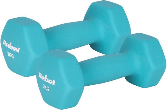 Rebel Active Βαράκι Εξάγωνο από Νεοπρένιο 1 x 3kg
