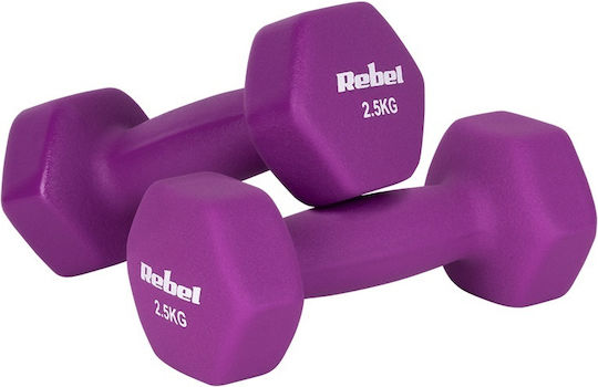 Rebel Βαράκι Εξάγωνο από Νεοπρένιο 1 x 2.5kg