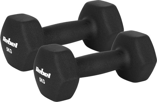 Rebel Active Βαράκι Εξάγωνο από Νεοπρένιο 1 x 5kg