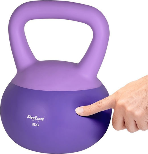 Kettlebell Vinyl 8 Kg Rebel Active