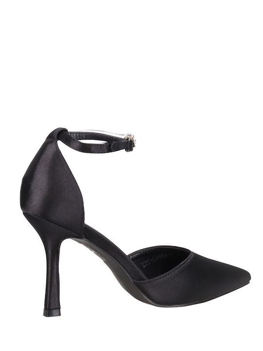 Pumps mit Riemchen Schwarz