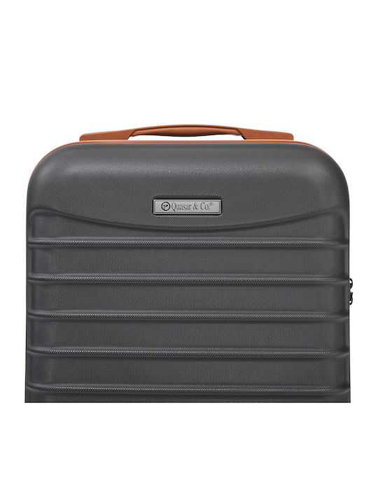 Quasar Valize de Călătorie Dure Gray/brown cu 4 roți Set 4buc