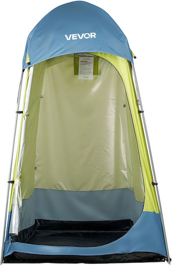 Vevor Camping Toilet Tent Blue 3 Seasons 139.7x139.7x218cm