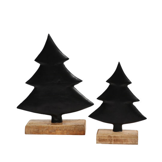 InTheBox Baum Pole Dreieckig 20cm Schwarz 4 Stück