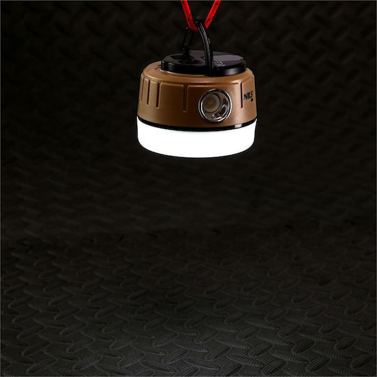 Nils Camp Led Rechargeable Light Bulb for Camping Waterproof with Flashlight 500 Lumen