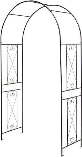 Garden Arch from Metallic in Black Colour 120x56x220cm