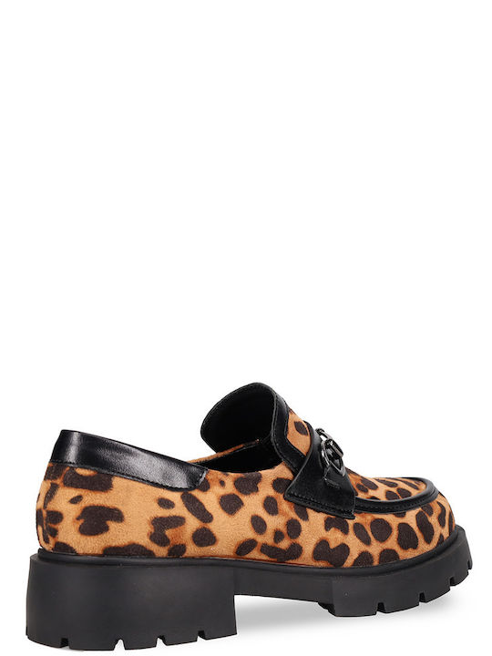 Γυναικεία Loafers σε Καφέ Χρώμα