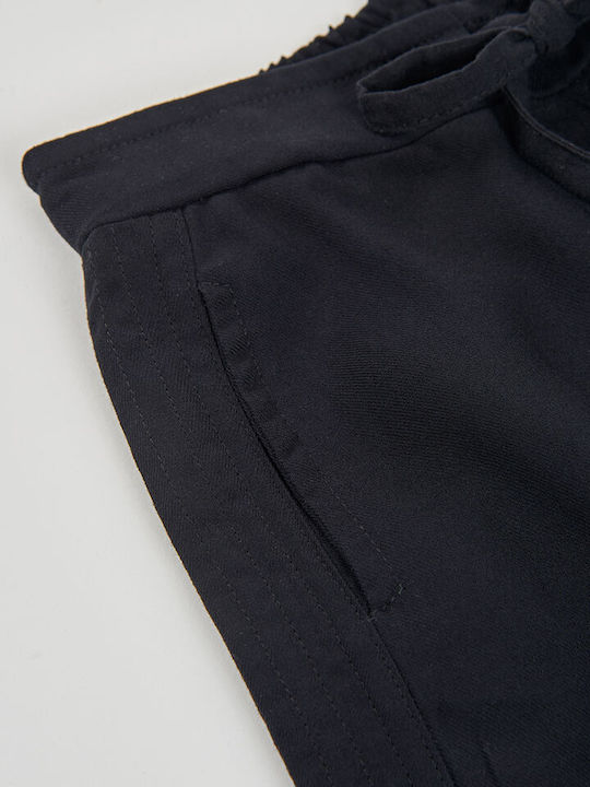 Kinder-Shorts/Bermudas Stoff Schwarz