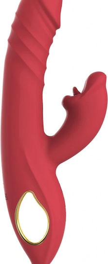 Δονητής Rabbit 24.6cm Κόκκινος