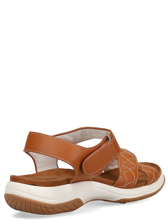 Дамски Анатомични Сандали Flatforms Кафяви
