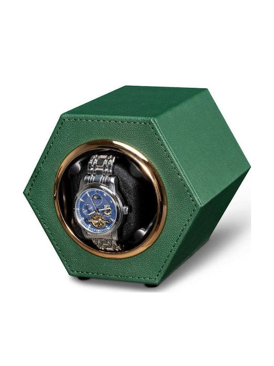 Iuni Uhrenbeweger Etui Automatisches Leder Grünes