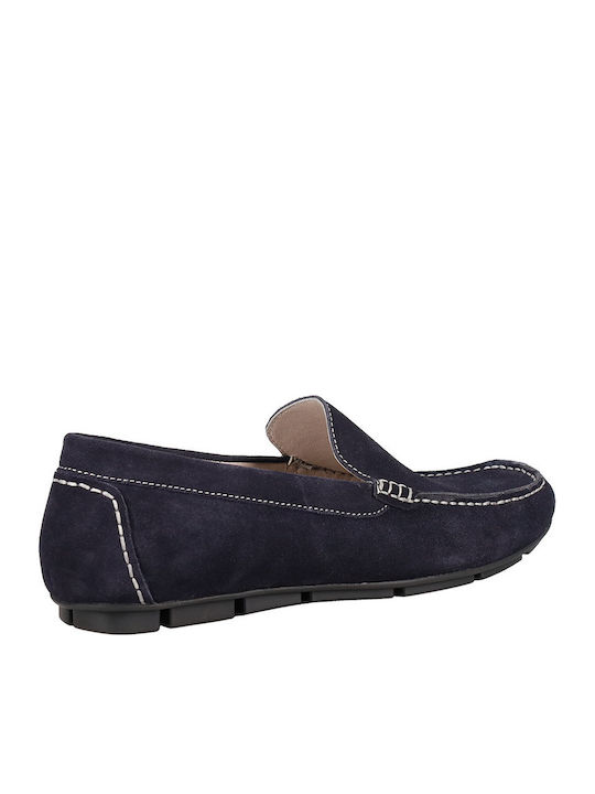 Men's Leather Loafers Blue