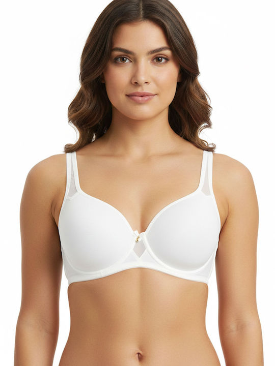 Beige - White Сутиен с Банели 2Pack