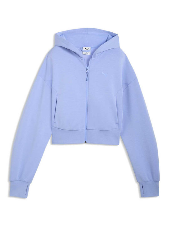 Women's Sweatshirt Hooded Purple